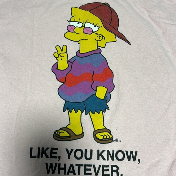 Lisa Simpson pink tee-shirt - Picture 2 of 5